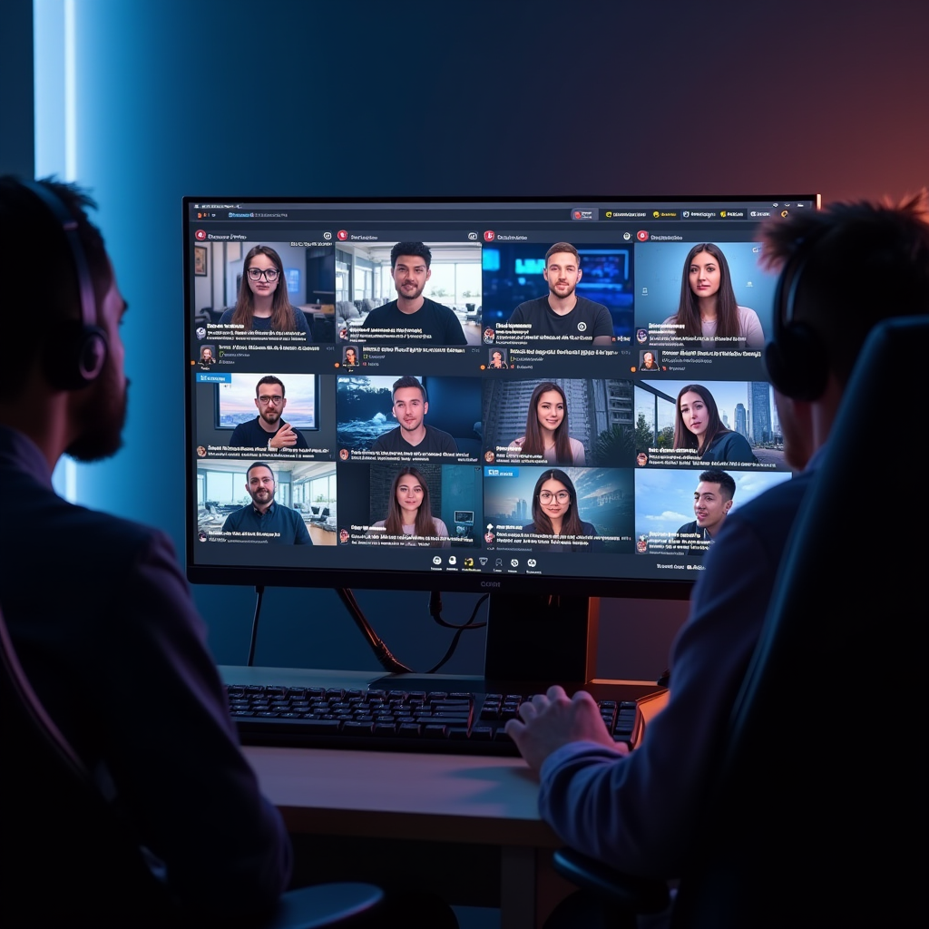 Active live stream chat showing diverse viewer opinions and reactions to gameplay, community members debating game features and sharing experiences, demonstrating the collective evaluation process that occurs in real-time during streams